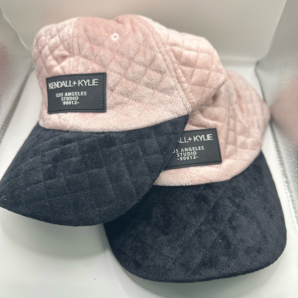 Lot of 2 Kendall + kylie Los Angeles studio hat